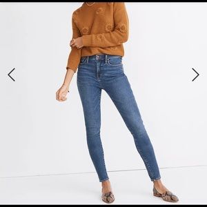 Madewell Tall 10" High-Rise Skinny Jeans sz 30